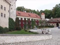 Castle in Pieskowa Rock in Poland Royalty Free Stock Photo